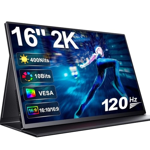 Portable Gaming Monitor - 2560x1440 16 Inches