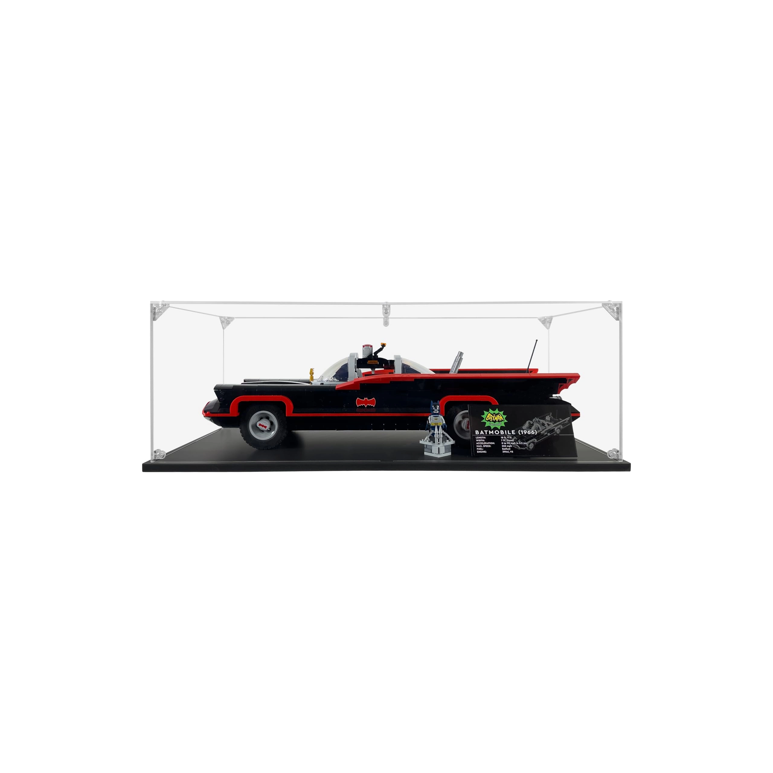SONGLECTION Acrylic Display Case - For The Classic TV Series Batmobile #76328