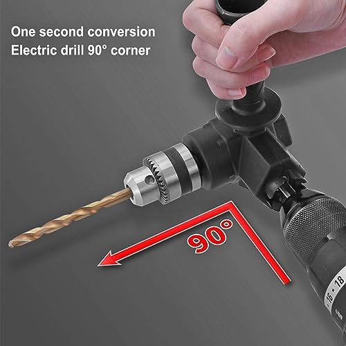 Right Angle Drill Attachment - 90 Degree Key Lock Chuck