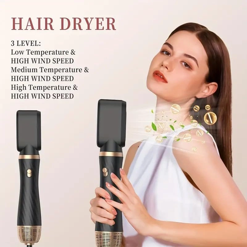 Air Styler - 6 in 1 Negative Ionic 3 Heat Settings