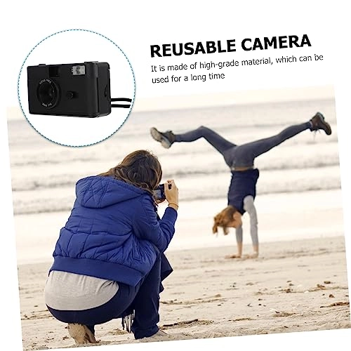 Point & Shoot Film Cameras - Black Build-in flash