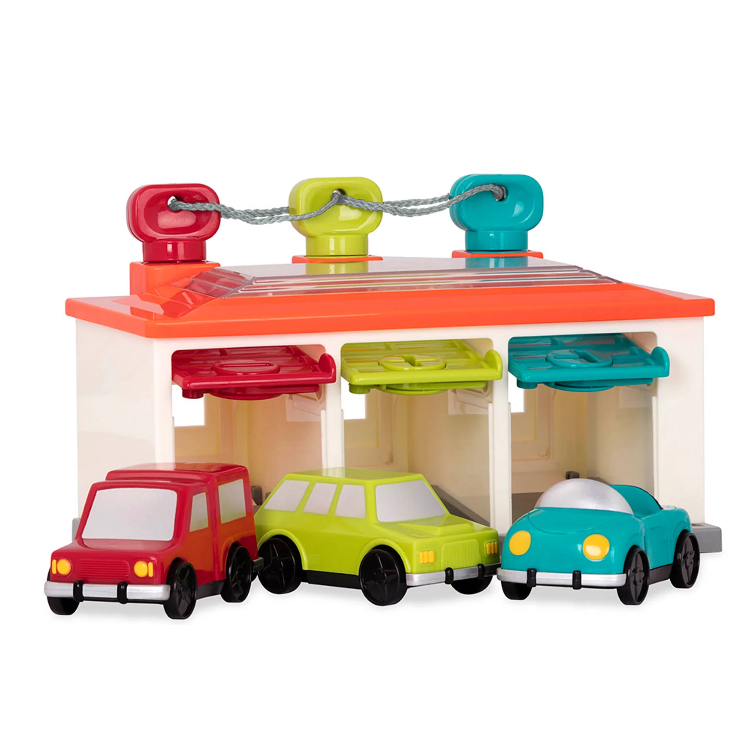 Car And Garage Shape Sorter Playset - Suitable for 2 years & above