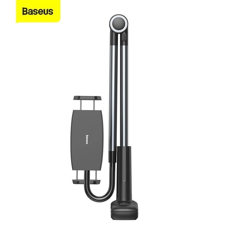 Baseus 360 Adjustable Stand with Phone Holder for iPhone SE (3), iPhone 13 Mini, iPhone 13 Pro, iPhone 13 Pro Max, iPhone 11, iPhone 12 Pro Max, iPad Pro, iPad mini, iPad (9th generation) and phones and tablets 4-12.9-inch