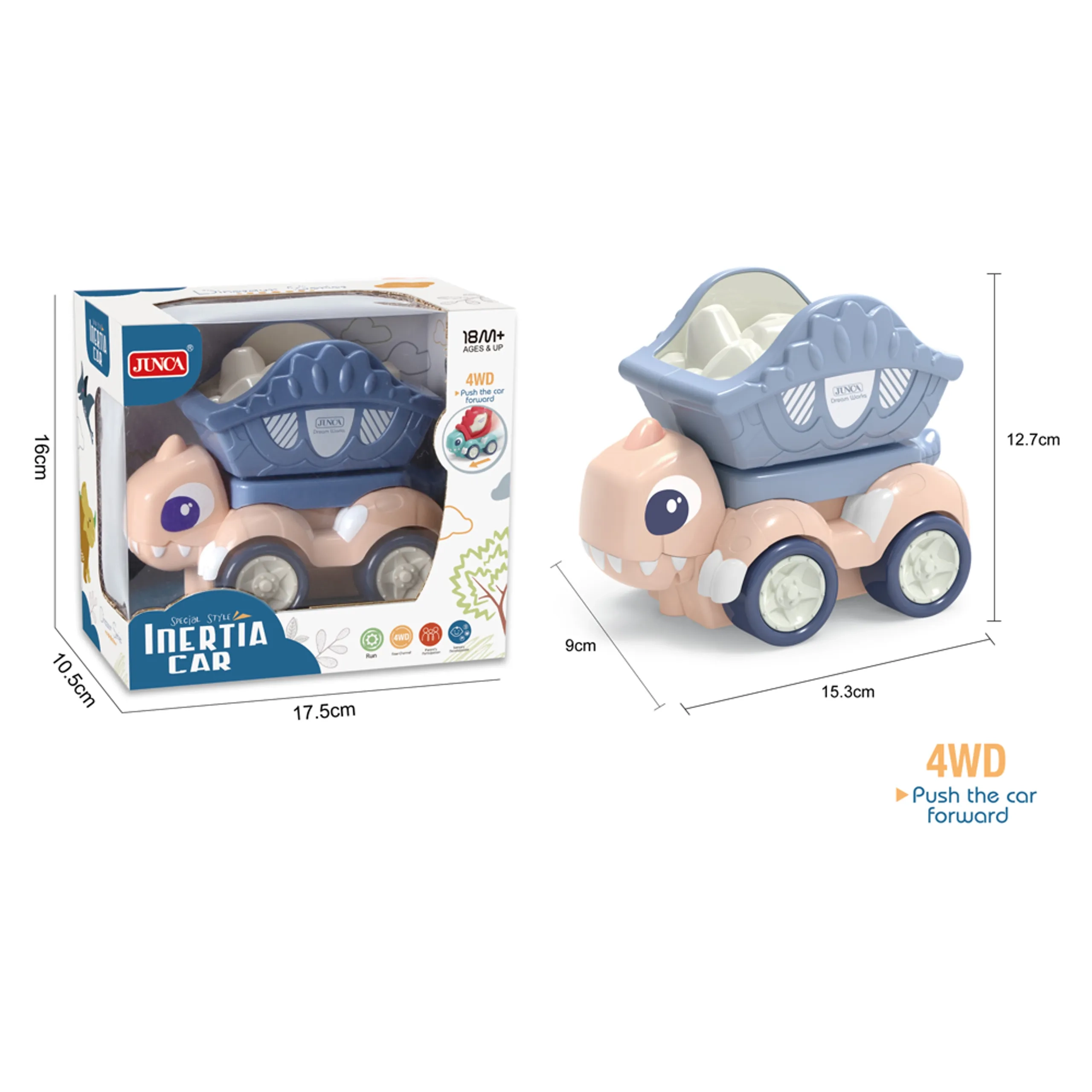Electric Dinosaur Muck Truck - 1 pcs