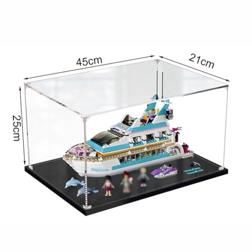 Acrylic display case - for Lego 41130 41015 3MM