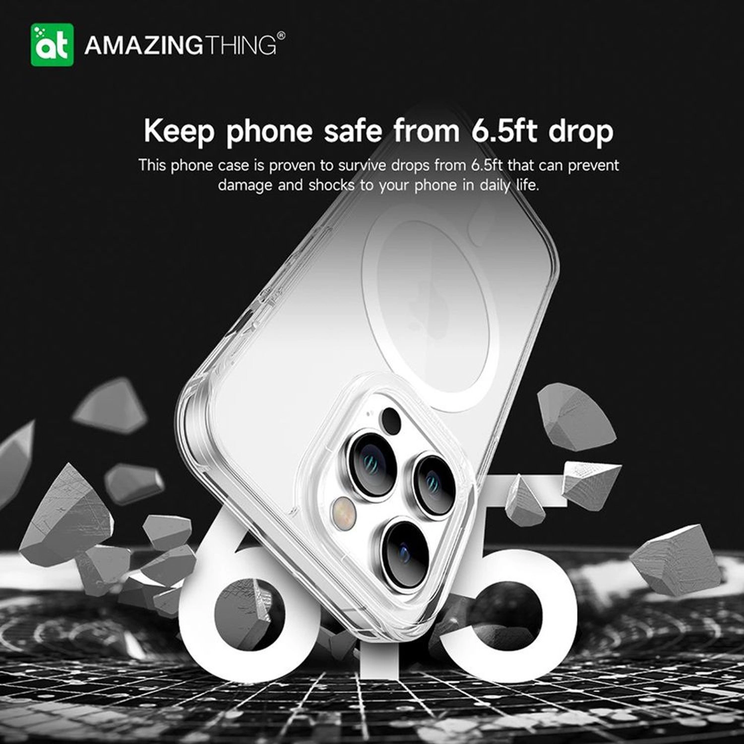 Explorer Pro Drop Proof Case - iPhone 14 Pro Clear