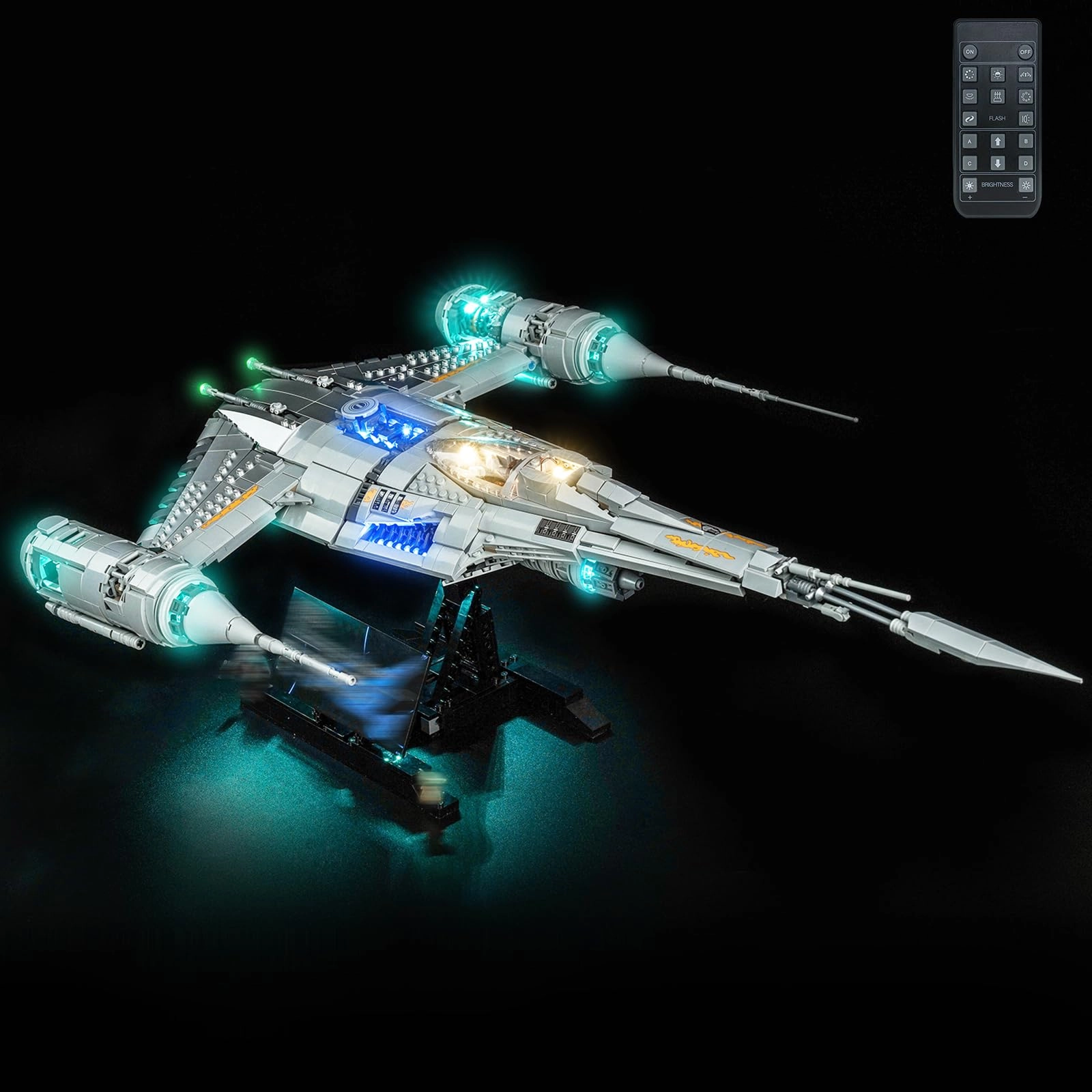LocoLee Light kit Compatible with Lego 75442 The Mandalorian's N-1 Starfighter