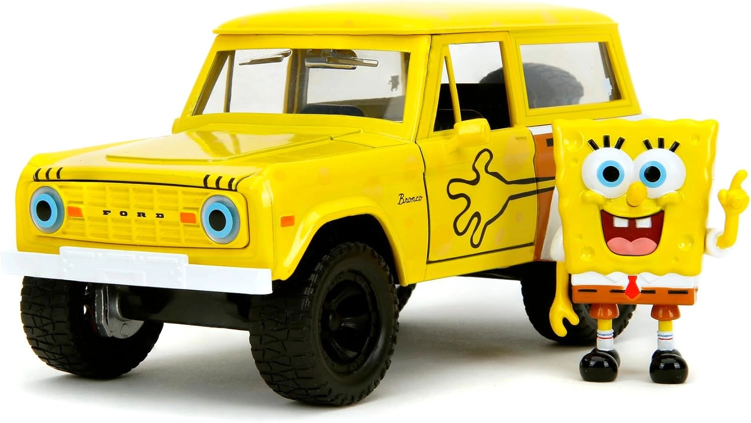 COLOR LAND CHILDRENS TOYS CENTER LLC Spongebob 1973 Ford Bronco - 1:24