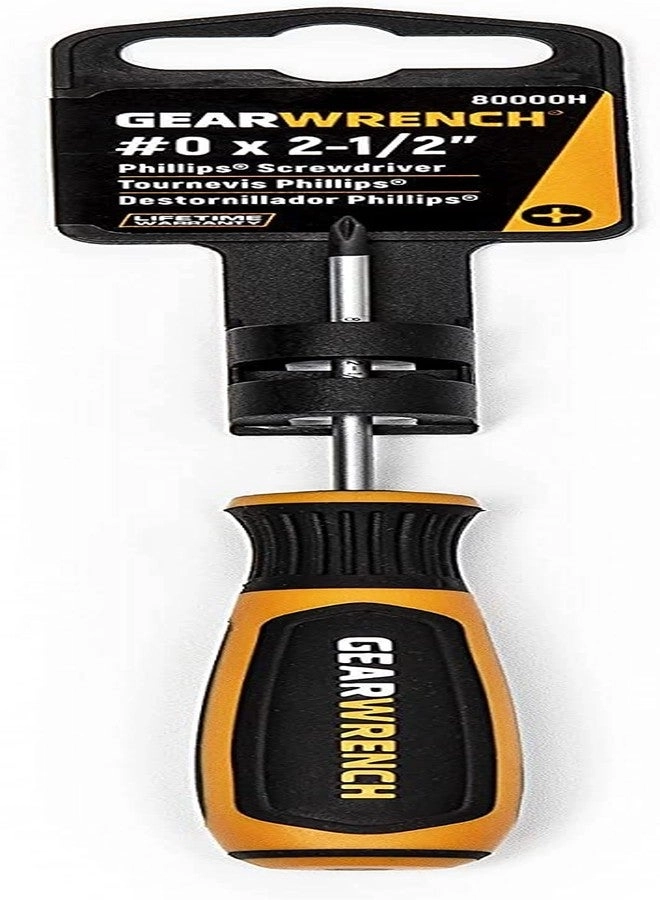 80000H Phillips Screwdriver #0 x 2-1/2"