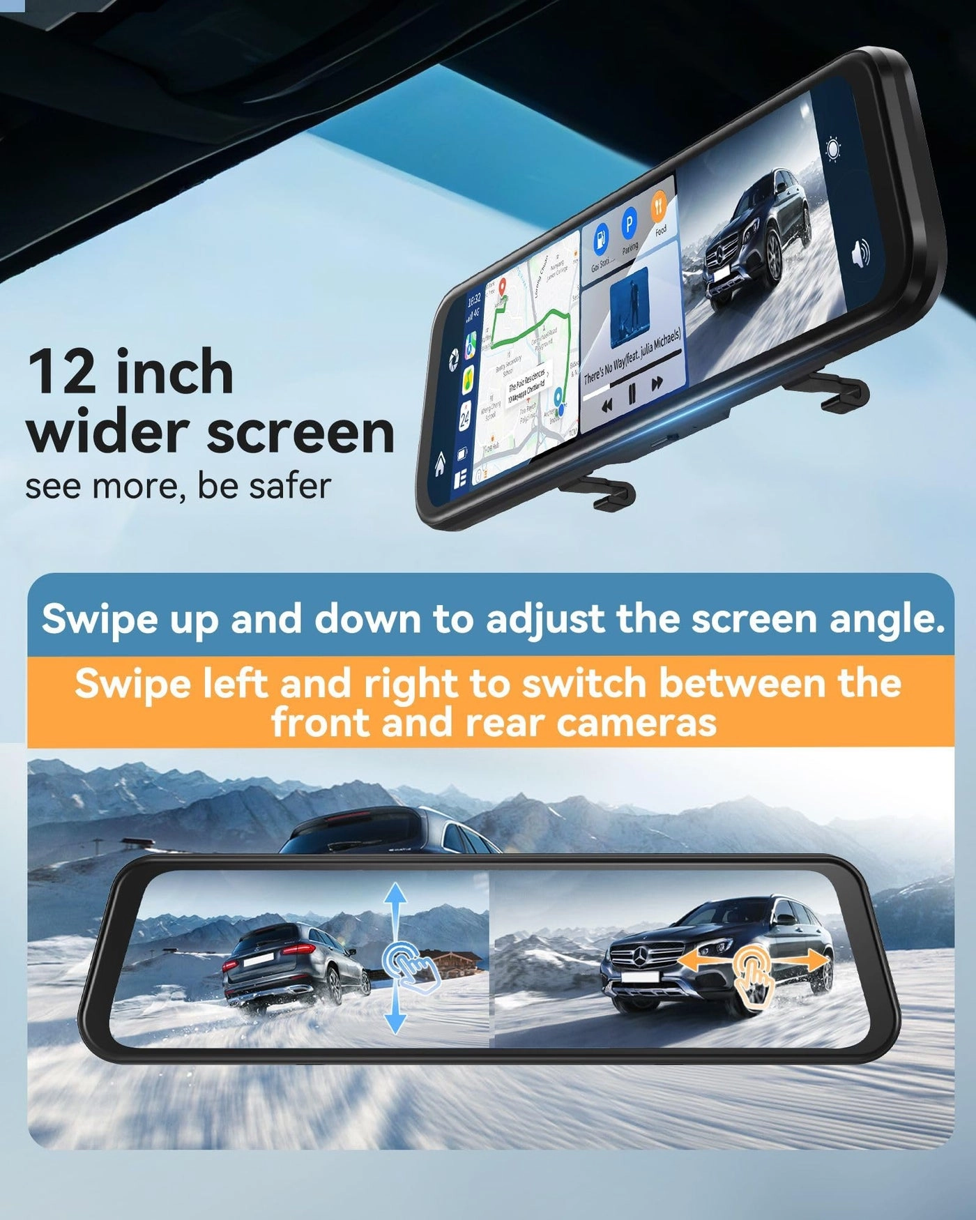Rearview Mirror Camera - 4K 25FPS