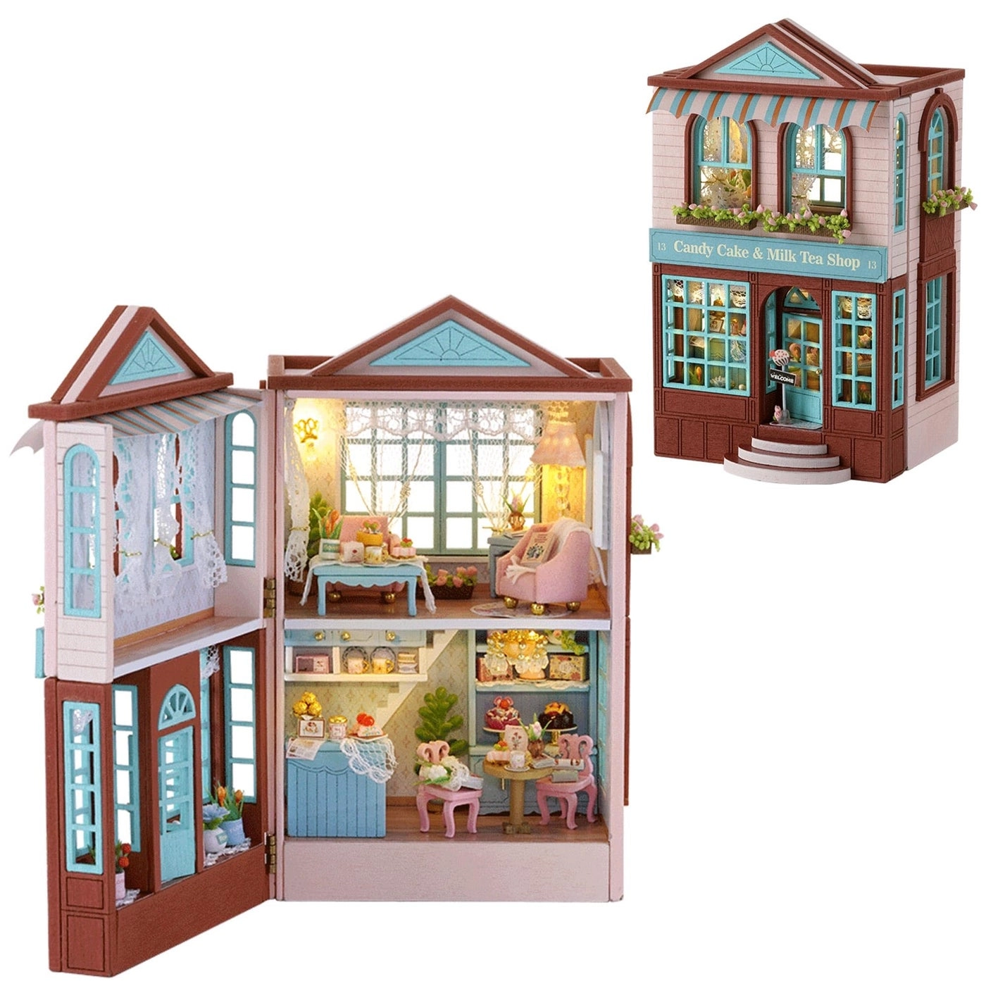 Dollhouse Miniature DIY House Kit - Creative Room 1:100