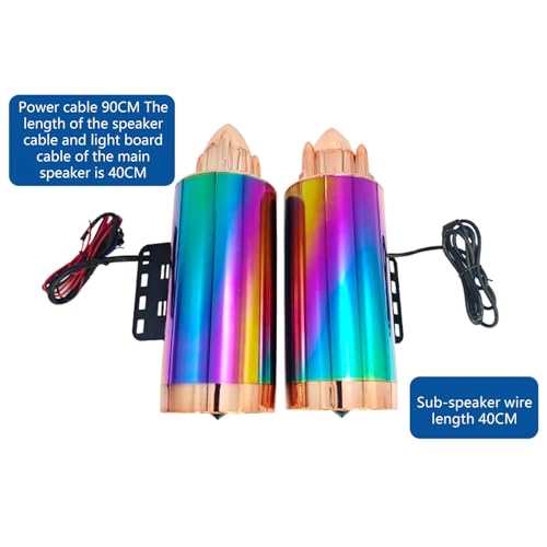 Motorcycle Subwoofer Speakers - 1 Set