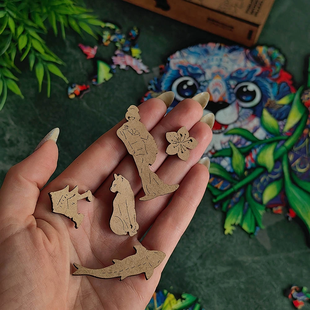 Serious Panda Wooden Puzzle (4107390-PANDA_S) - 110 pcs