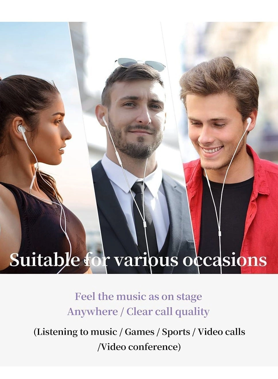 Lightning Headphone Wired Headset