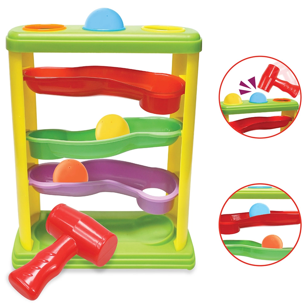Pound & Roll Educational Toy - Suitable for 12 months and above 3 pieces