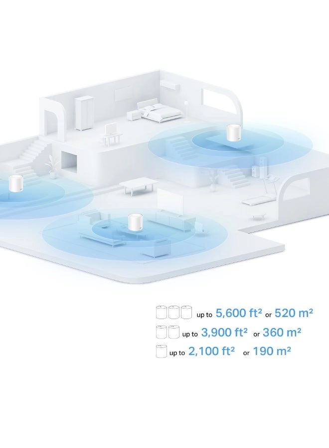 Deco X10 - Wi-Fi 6 3 pack