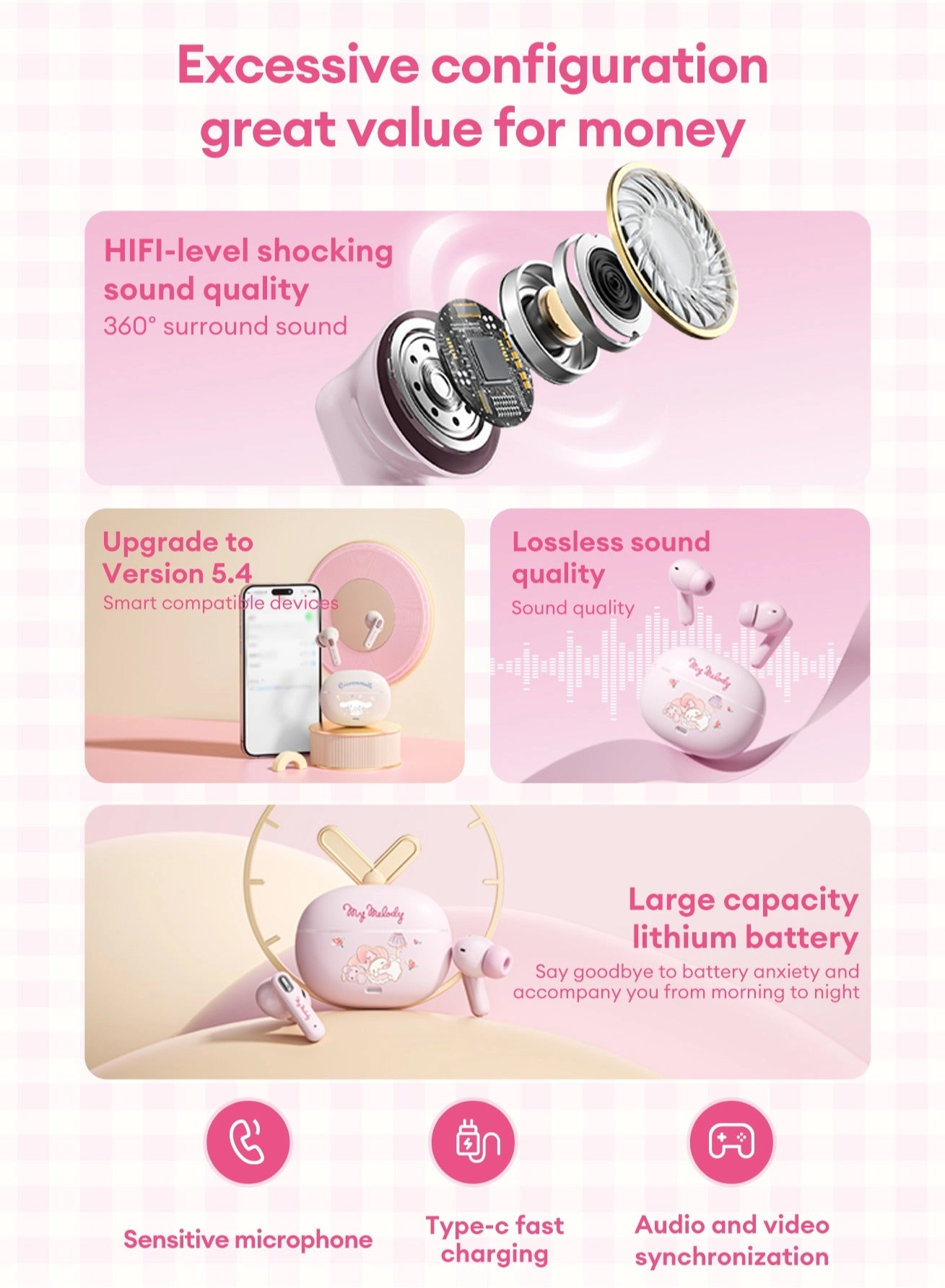 YP-75 Wireless Headset