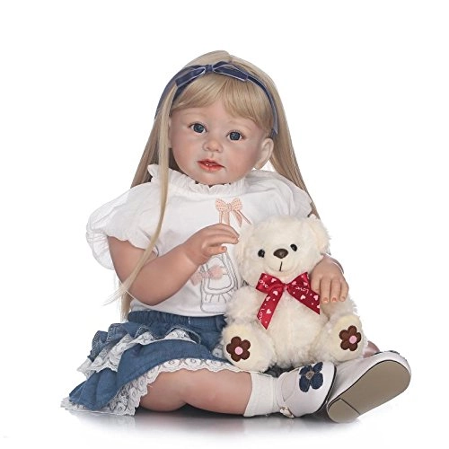 Reborn Baby Doll - 28 inches Silicone vinyl