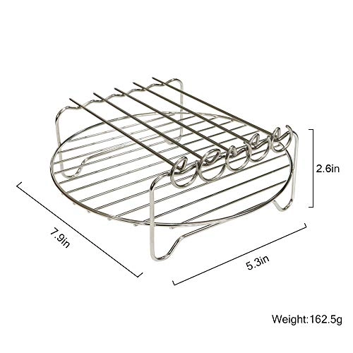 Double Layer Rack - Stainless Steel 4 piece(s)