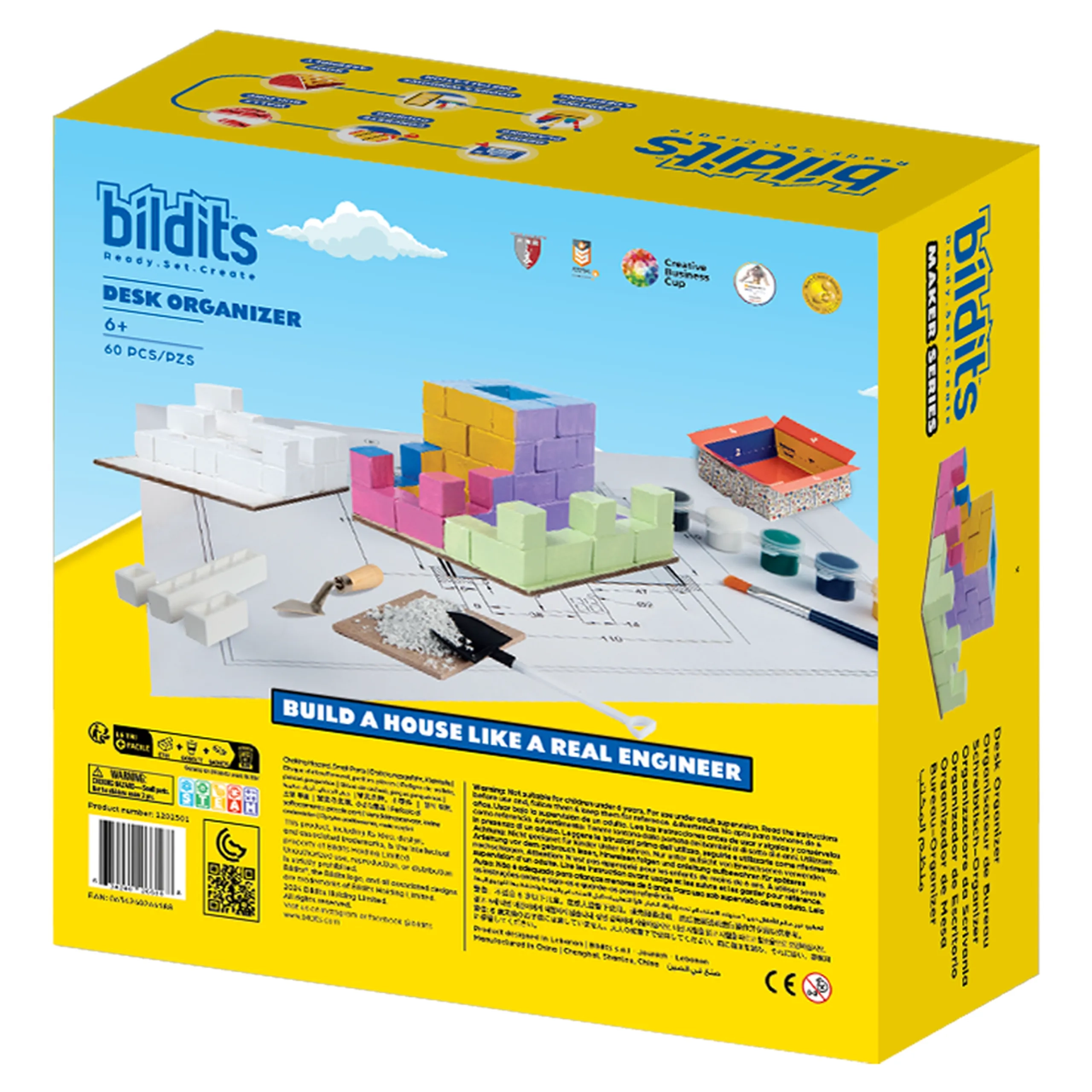 Desk Organizer DIY Kit - 60 Pcs