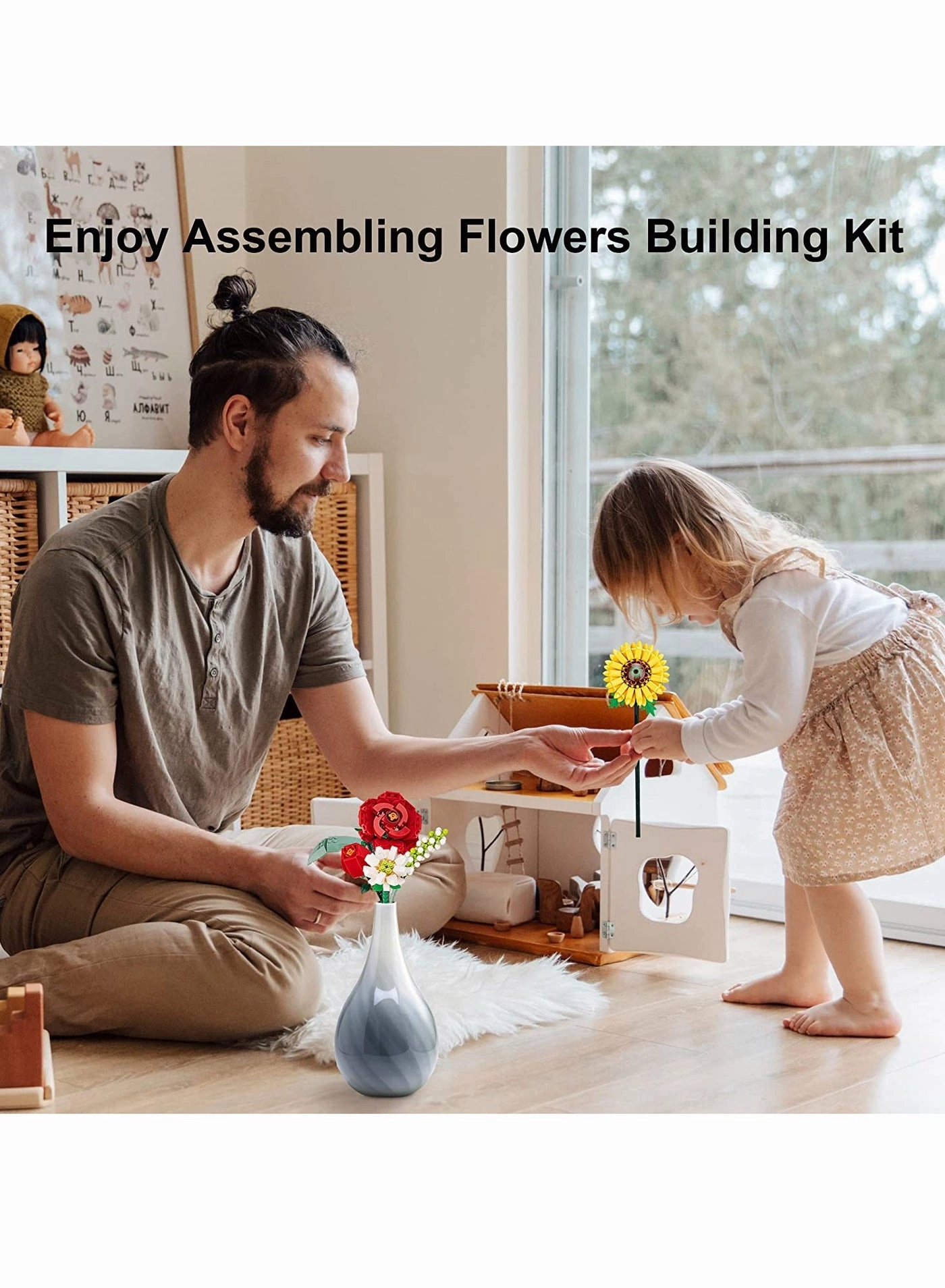 Flower Bouquet Building Blocks - ABS plastic