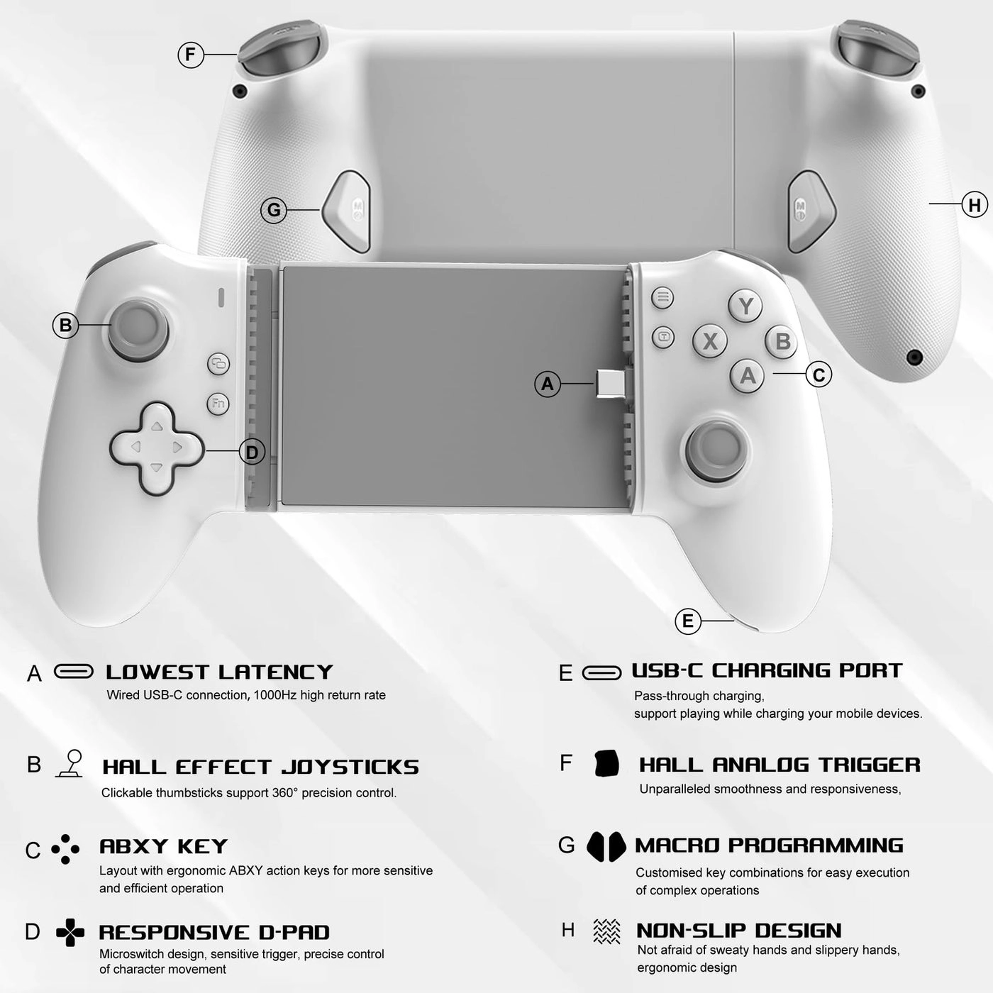 USB C Mobile Gaming Controller
