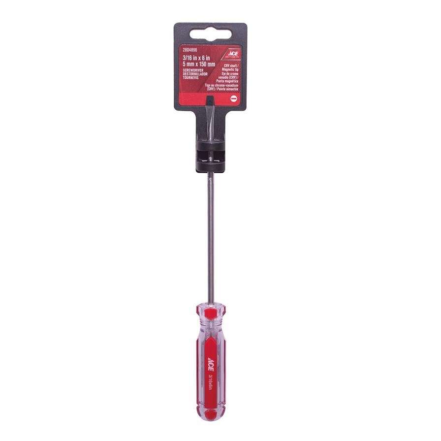 Steel Magnetic Slotted Screwdriver 5 x 150mm