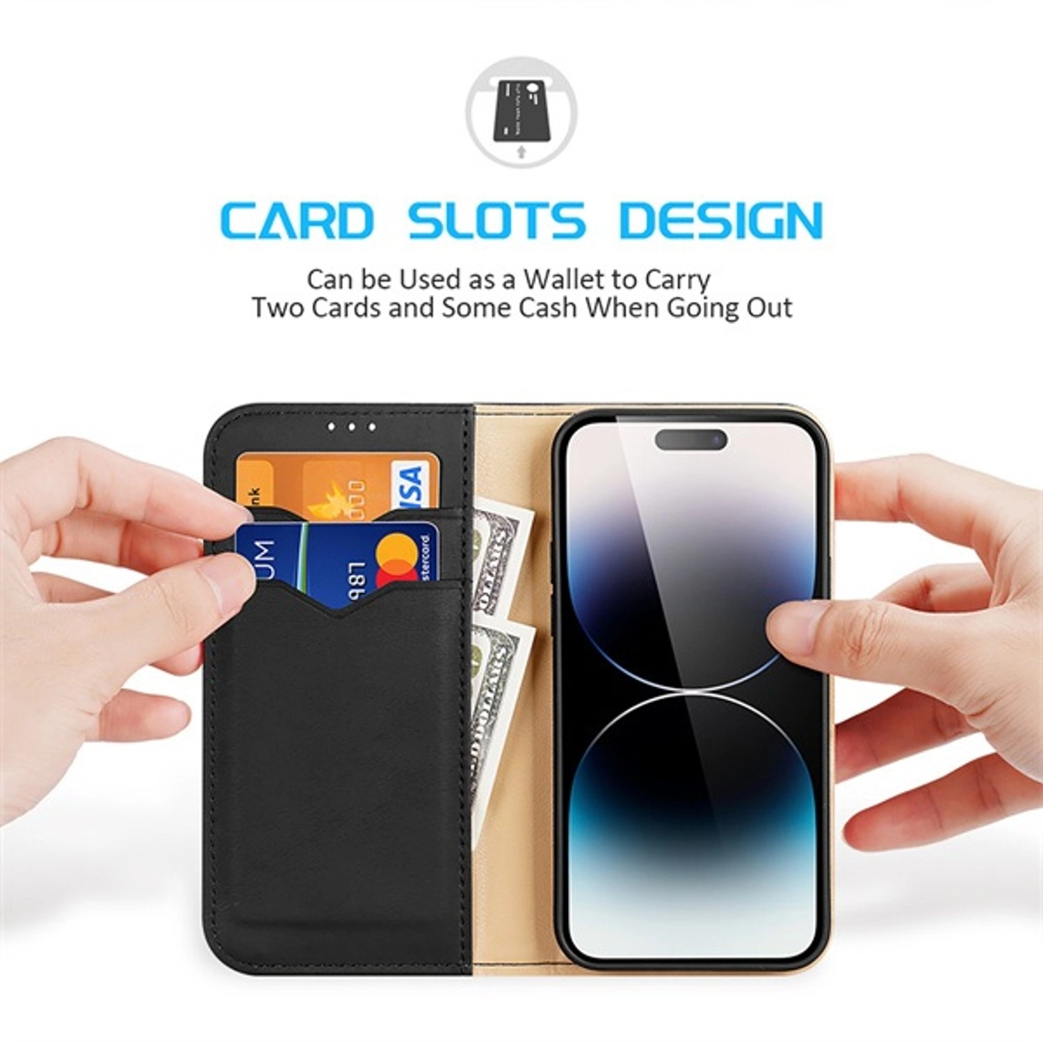 Hivo Series Wallet Case for iPhone 14 Pro