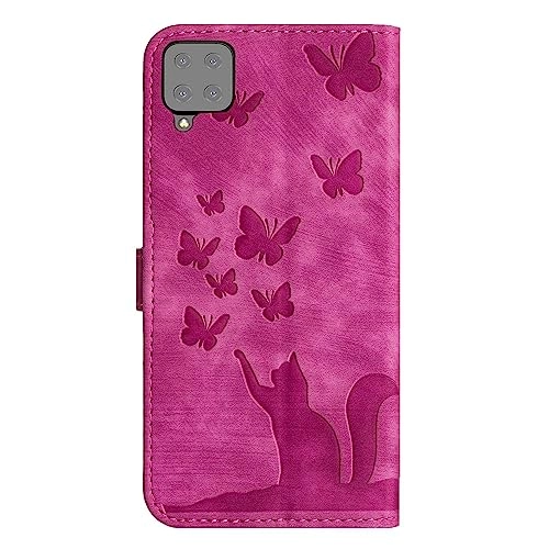 Cute Cat Case for Samsung Galaxy A22 5G - Leather Wallet