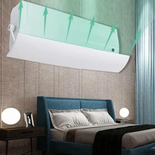 Universal Hollow Anti Direct Blowing Air Condition Wind Deflector - White 580 g