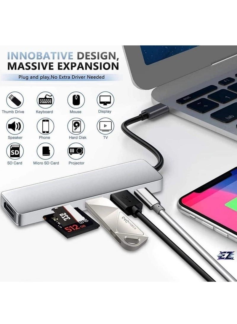 USB C Hub - 10-in-1 4K HDMI Ethernet