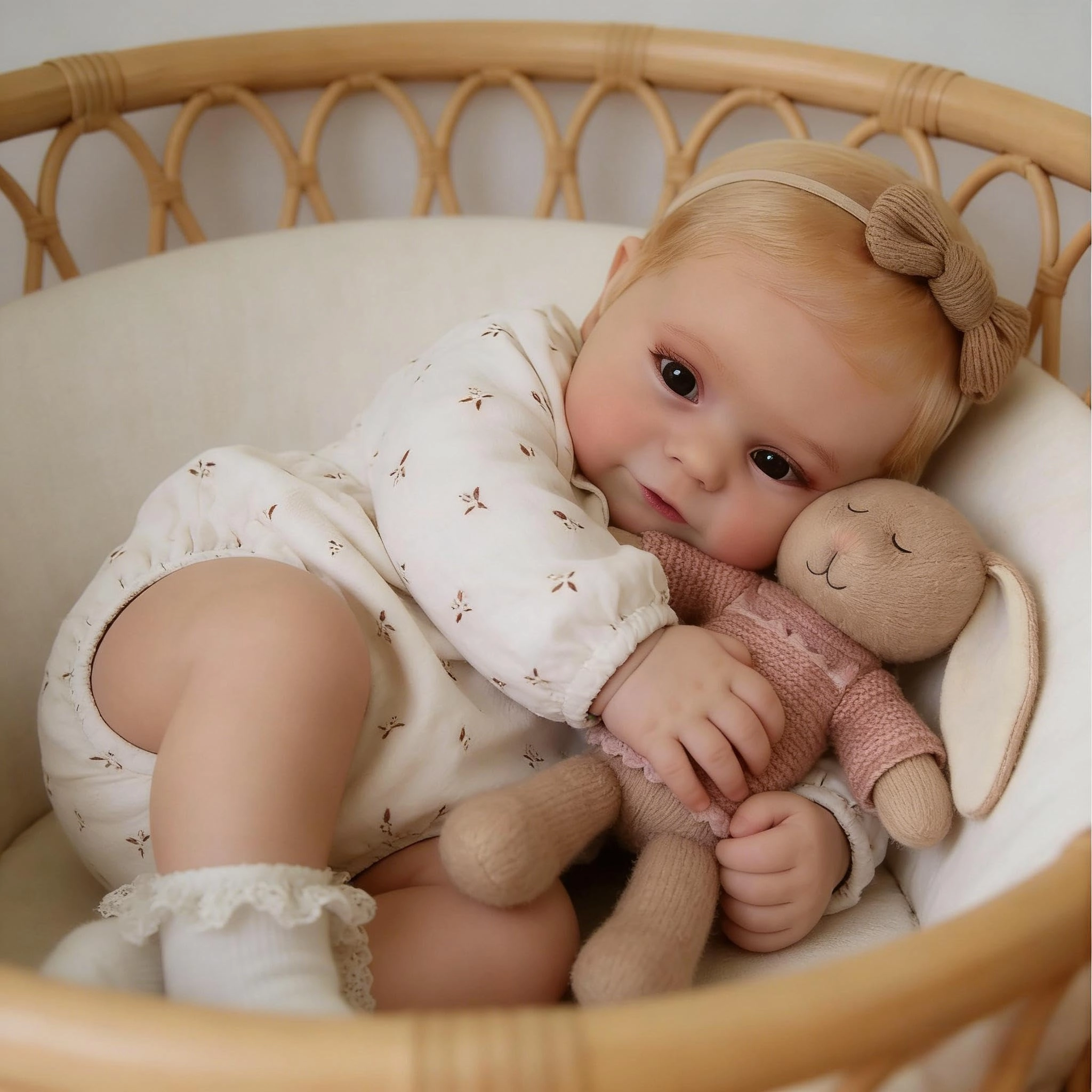 Reborn Baby Doll - 20 Inch Silicone Girl Ages 3+