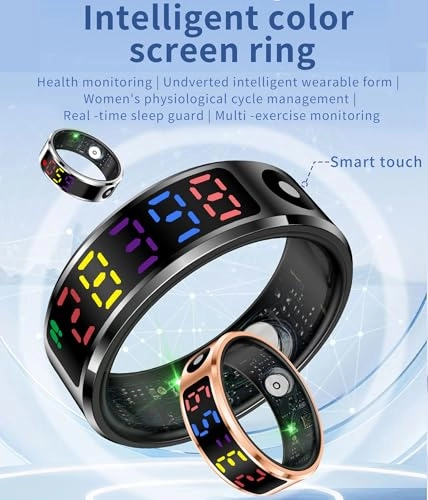 Smart Ring - Heart rate monitor Blood oxygen saturation Sleep Monitoring