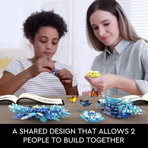 Flower Building Set - 917 pcs