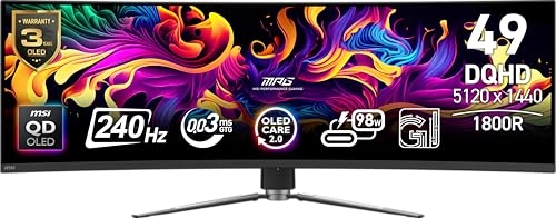 MPG 491CQPX QD-OLED - 49 Inches 5120x1440