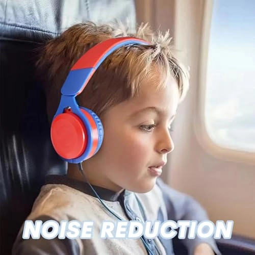 Children's Headphones - Wired Over Ear Foldable