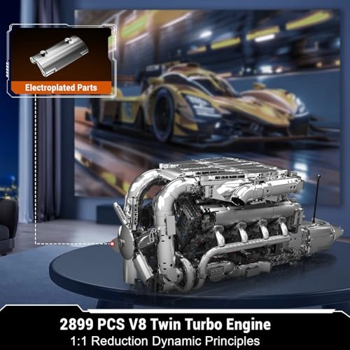 V8 Twin-Turbo Engine (10168) - Battery and Motor
