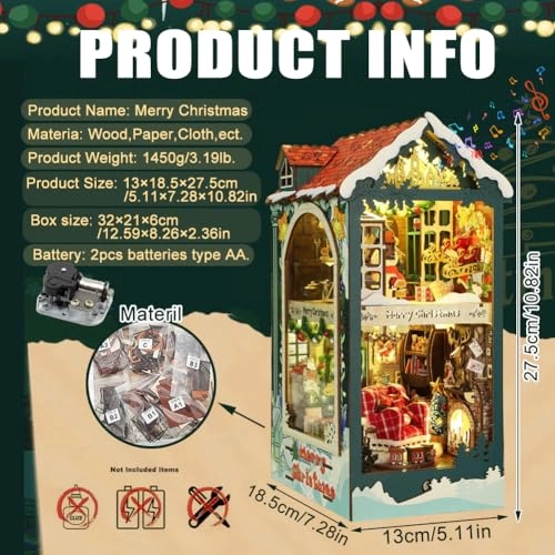 Book Nook Kit - magical academy setting 1:24