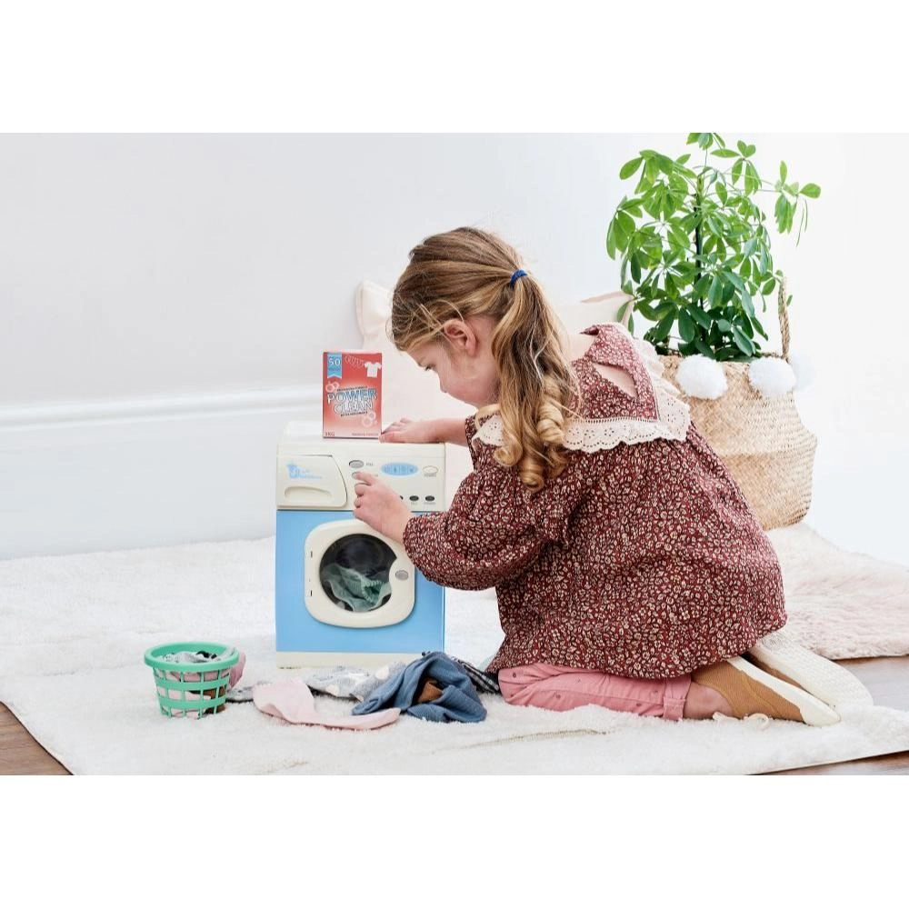 Electronic Washer Toy Set - Spinning drum Two speeds Lights and Sounds (31971811-47650)