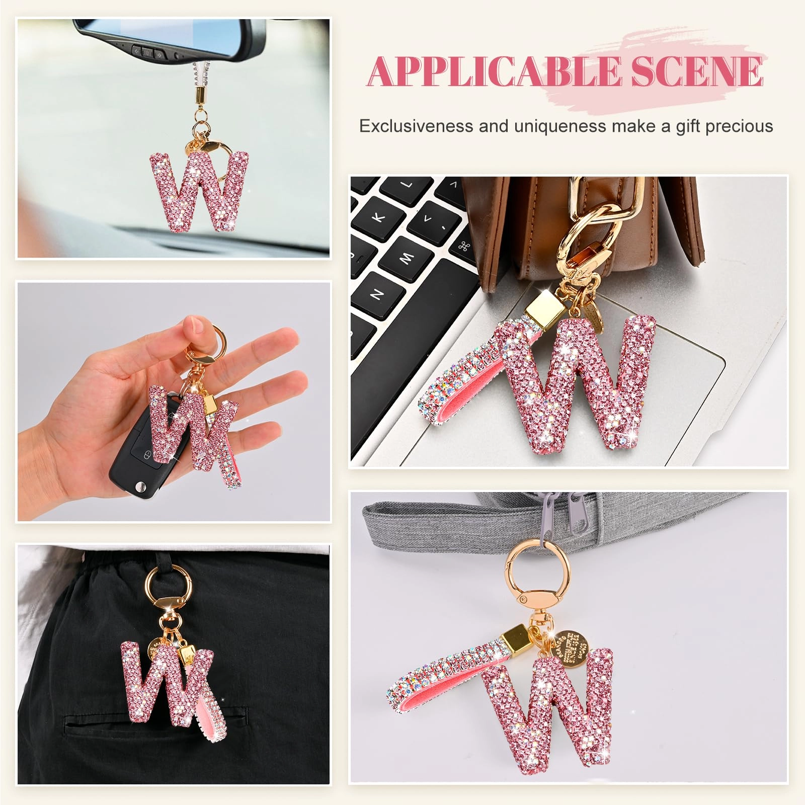 Initial Letter Keychain