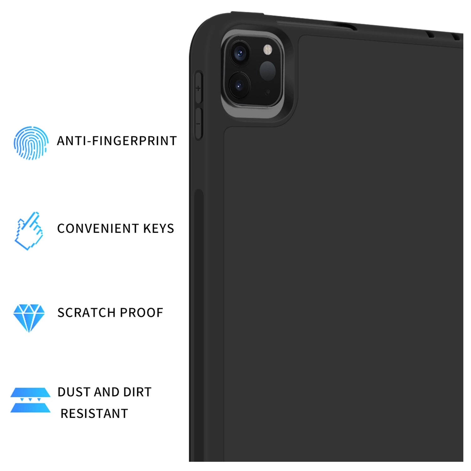 Folio Case with Pencil Holder for iPad Pro 11-inch (2020)