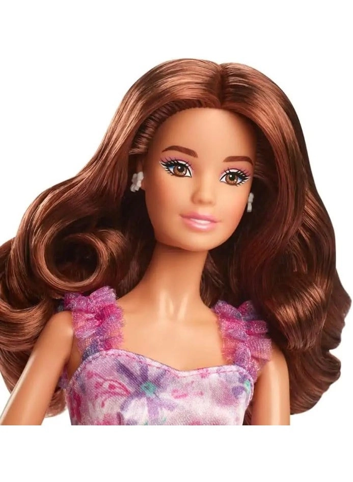Barbie Signature Birthday Wishes Doll - Lilac Dress Giftable Packaging