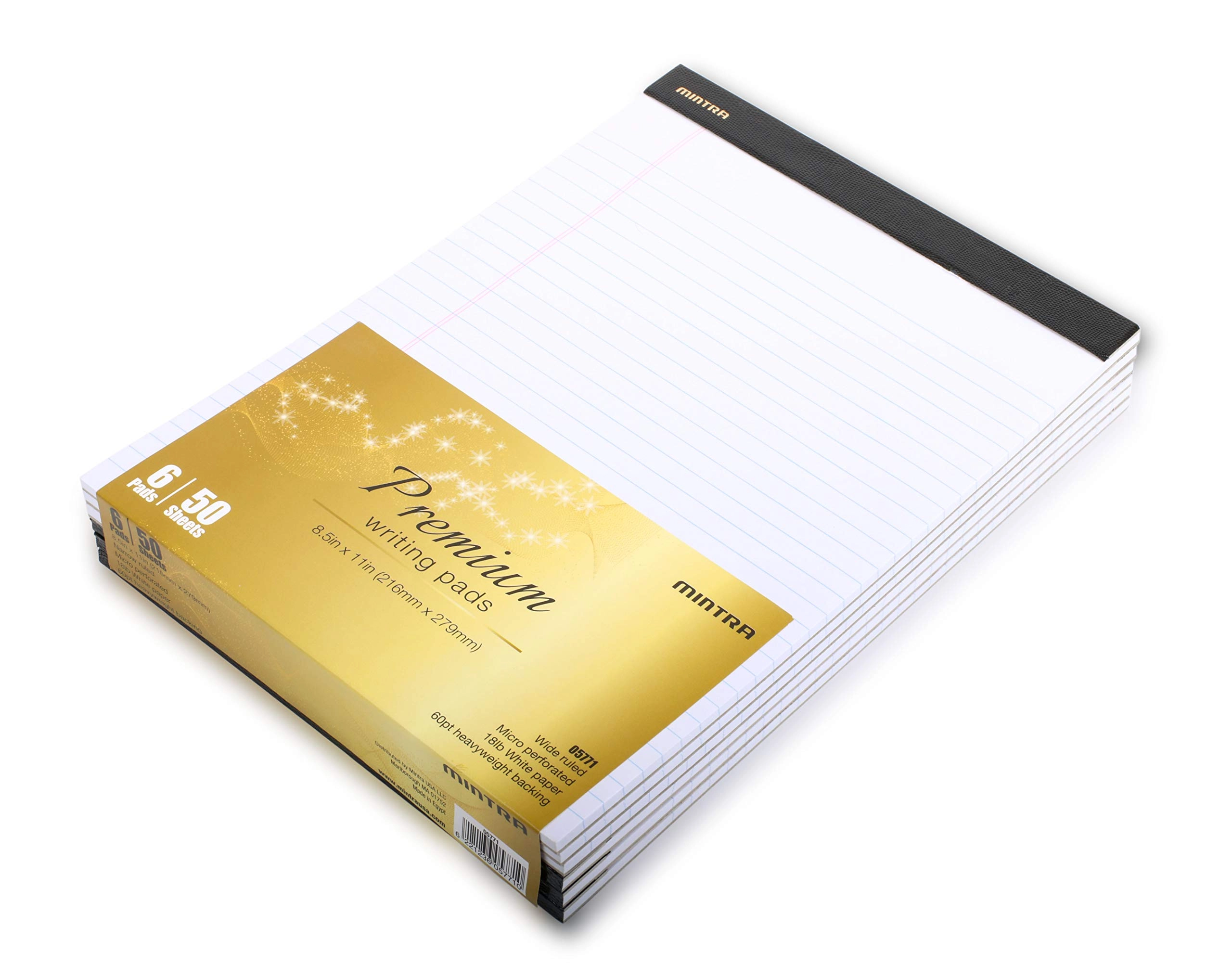 Legal Pads 8.5-x-11-inch inches - Lined 50 Sheets
