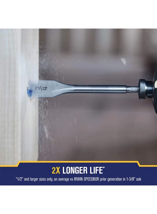 SPEEDBOR Spade Wood Drill Bit - 6Piece