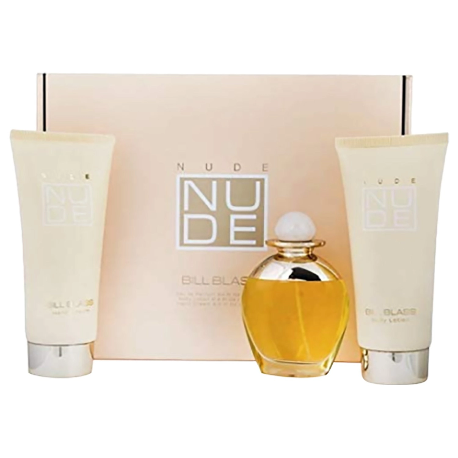 Bill Blass Nude - 100ml Eau de Parfum + Body Lotion - 200ml + Hair Cream - 200ml