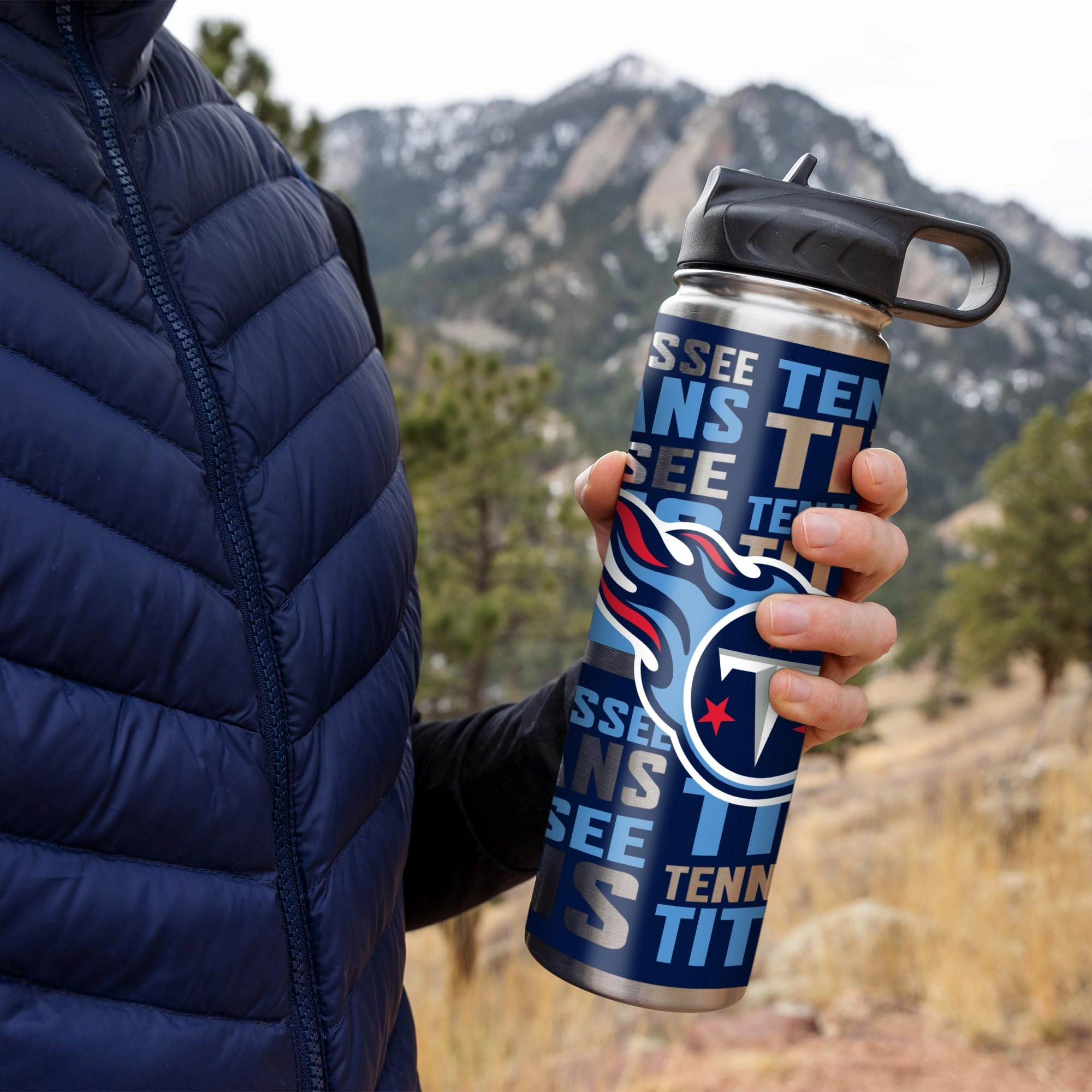 Stainless Steel NFL Football Tumbler - 650ml