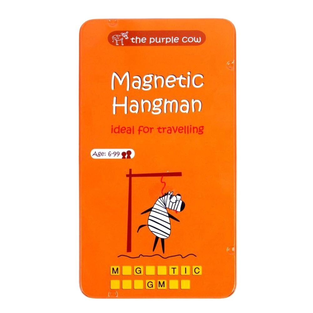 The Purple Cow Hangman - Magnetic Travel Game