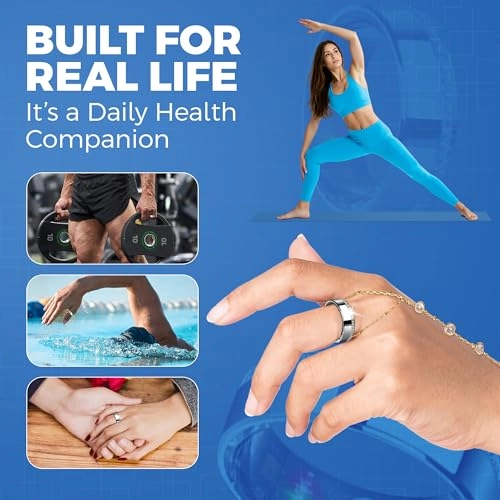 Smart Ring - 10-Day Battery IP68 Waterproof Heart Rate