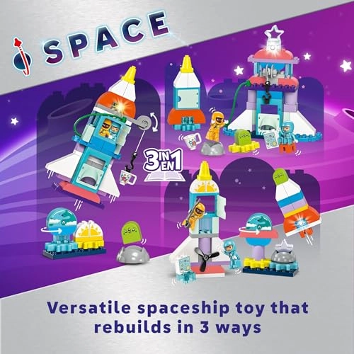 Space Shuttle Adventure (10422) - 3in1 Light Brick Astronaut Figures