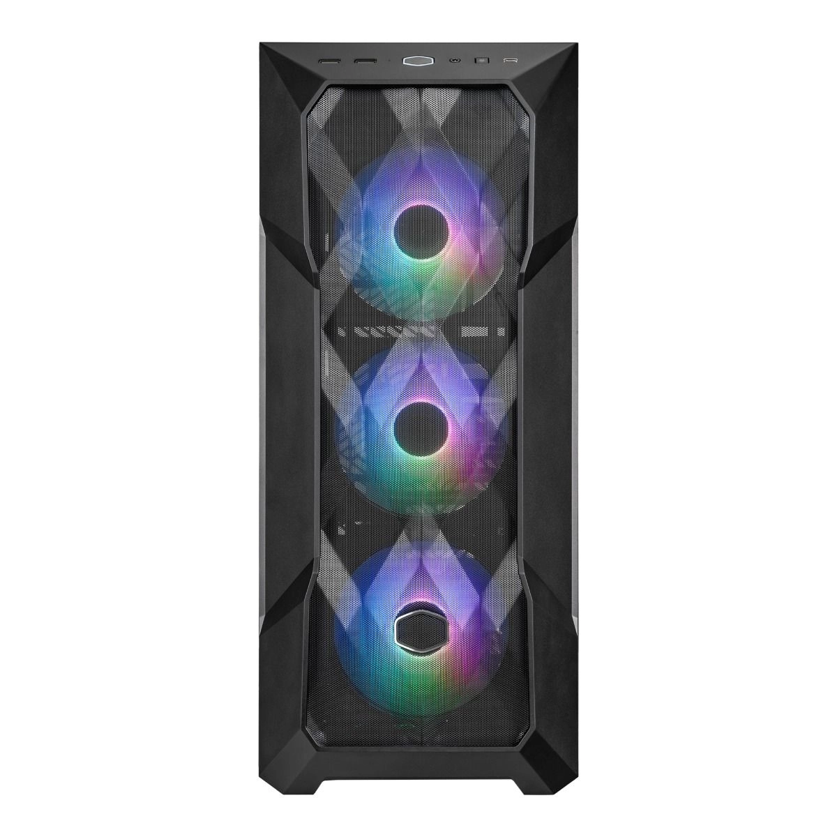 TD500 Mesh - Fully tempered glass side panel Mid-tower PC case